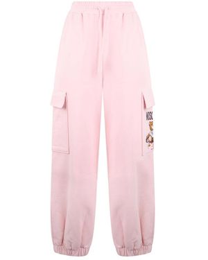 Moschino Broeken ,Roze ,Katoen Cargo Broek