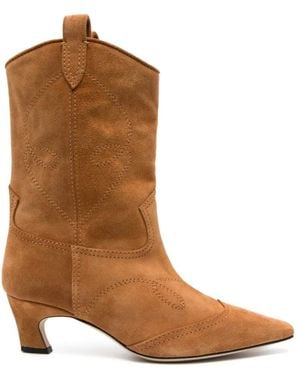 Ermanno Scervino Cowboy & Biker Boots - Brown