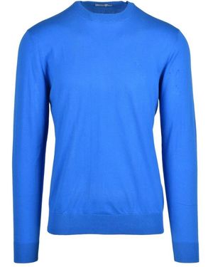Paolo Pecora Maglioncino Girocollo - Blauw