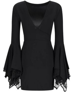 Blumarine Wrap Dresses - Black