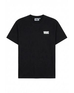 Versace Tops ,Zwart ,Katoen Maxi Logo T-Shirt