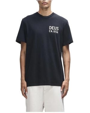Deus Ex Machina Tops ,Zwart ,Katoen Camber Tee