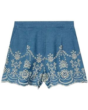 MC2 Saint Barth Denim Shorts - Blue