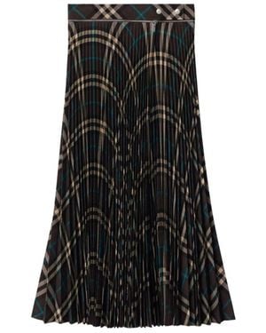 Burberry Midi Skirts - Negro