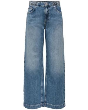 ONLY Wide Jeans - Bleu