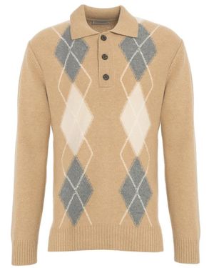 Paolo Pecora Round-Neck Knitwear - Natural