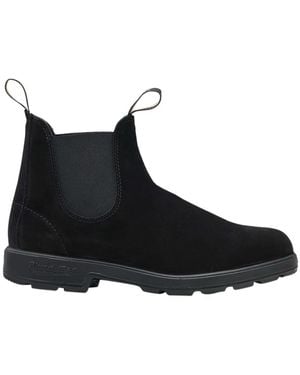 Blundstone Chelsea stivali in suede - Nero