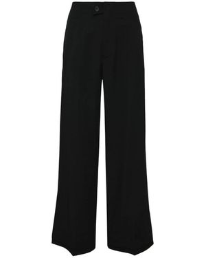Yohji Yamamoto Wide Trousers - Zwart