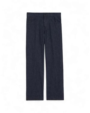 Aspesi Jeans ,Blauw ,Wide Broeken