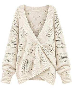 Akep V-Neck Knitwear - Neutro
