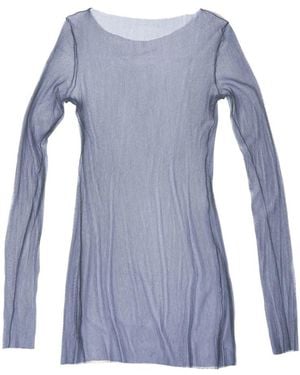 Cortana Long Sleeve Tops - Blue