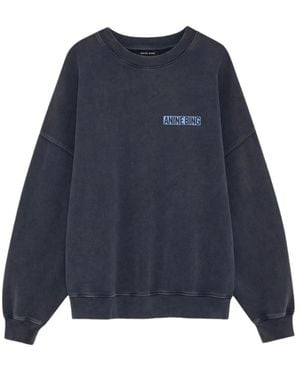 Anine Bing Hoodies & Sweatvesten ,Blauw ,Sweatshirts & Hoodies
