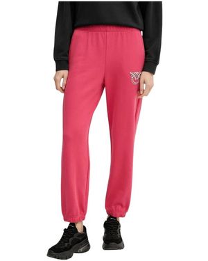 Pinko Broeken ,Roze ,Katoen Plumcake Trainingsbroeken - Rood