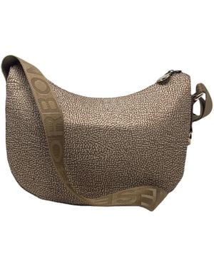 Borbonese Luna bag middle - borsa a tracolla elegante e pratica - Grigio