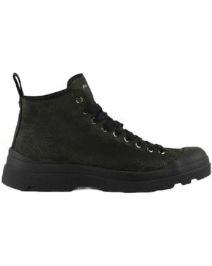 Pànchic Lace-Up Boots - Black