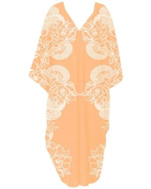 John Richmond Badmode ,Oranje ,Polyester Short Kaftan