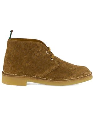 Gucci Lace-Up Boots - Bruin