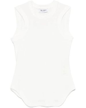 The Attico Sleeveless Tops - Bianco