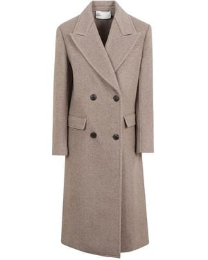 Tory Burch Double-Breasted Coats - Marrón