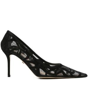 Mach & Mach Court Shoes - Black