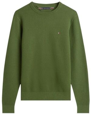 Tommy Hilfiger Round-Neck Knitwear - Verde