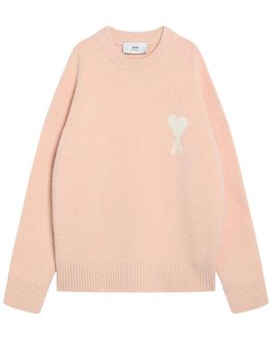 Ami Paris Alpakawollmischung Pullover - Pink