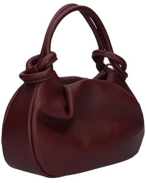 Notre-v Tassen ,Rood ,Leer Lucca Classic Grain - Paars