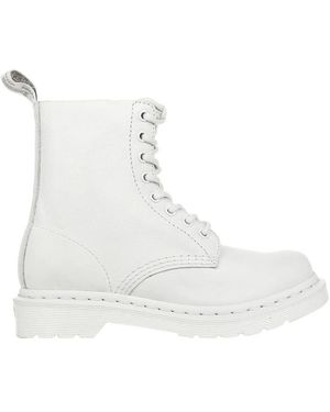Dr. Martens Lace-Up Boots - Blanco