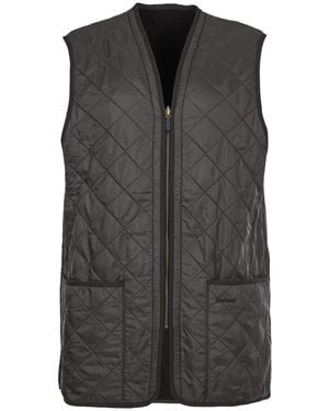 Barbour Polarquilt Waistcoat/zip-in Liner - Grey