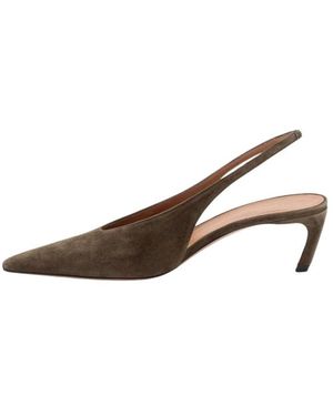 Aldo Castagna Schoenen ,Groen ,Suède Sidney-55 - Bruin