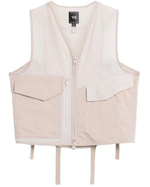 Y-3 Vests - Blanco