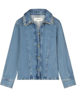 FABIENNE CHAPOT Jassen ,Blauw ,Katoen Inda Blouse