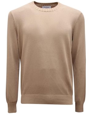Gran Sasso Round-Neck Knitwear - Natural