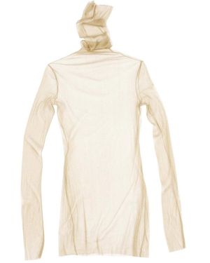 Cortana Cisne Tulle Top - Wit
