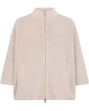Herno Sandfarbener Cardigan, Elegant Und Vielseitig Für Jeden Anlass - Natur