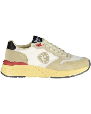 Blauer Trainers - White