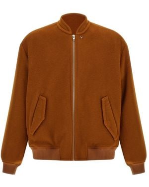 Valentino Garavani Bomber Jackets - Marrón