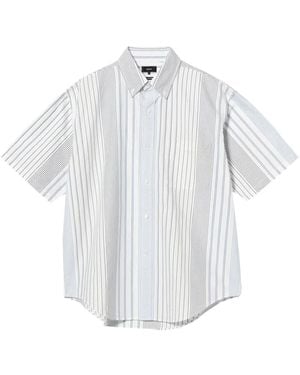 Beams Plus Short Sleeve Shirts - Bleu