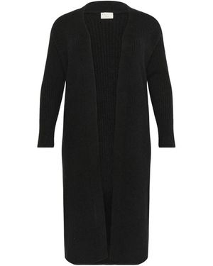 Kaffe Truien & Vesten ,Zwart ,Wol Rinye Lange Cardigan
