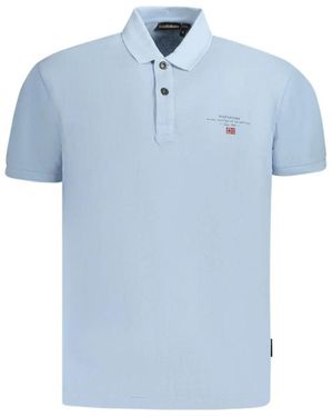 Napapijri Hellblaues Poloshirt