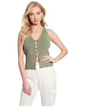 Guess Sleeveless Tops - Verde