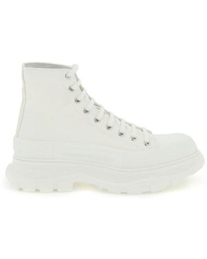 McQueen Tread Slick High-Top Sneakers - Weiß