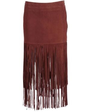 Ermanno Scervino Midi Skirts - Purple