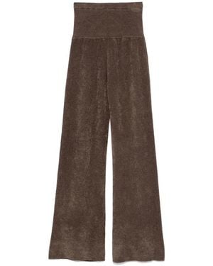 AYA MUSE Wide Trousers - Brown