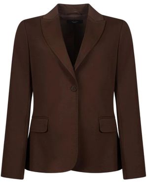 Weekend by Maxmara Blazers - Brown