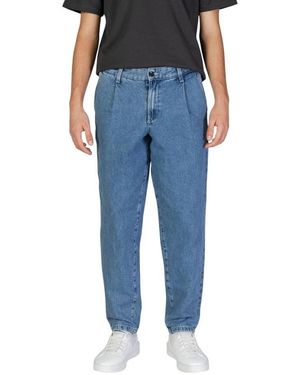 Jack & Jones Jeans ,Blauw ,Katoen Blauwe Katoenen Jeans & Broek