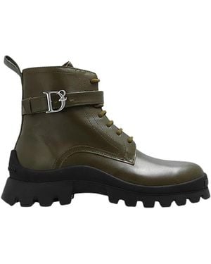 DSquared² Lace-Up Boots - Verde