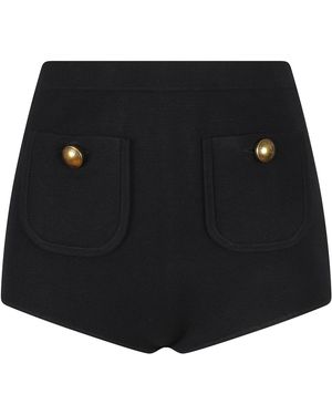 Elisabetta Franchi Short Shorts - Negro