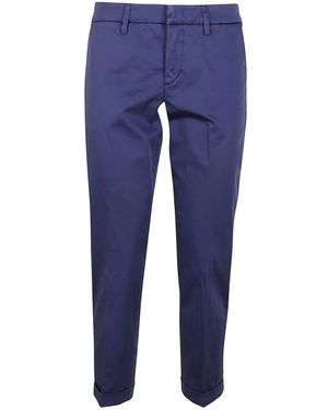 Fay Straight Trousers - Blu