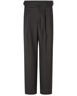 Emporio Armani Straight Trousers - Grijs